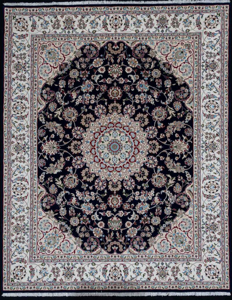 3495-iran nain wool silk