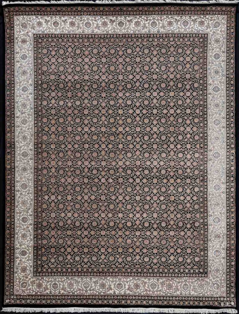 Χειροποίητο χαλί Indian Herati Wool - Bamboo Silk-3820