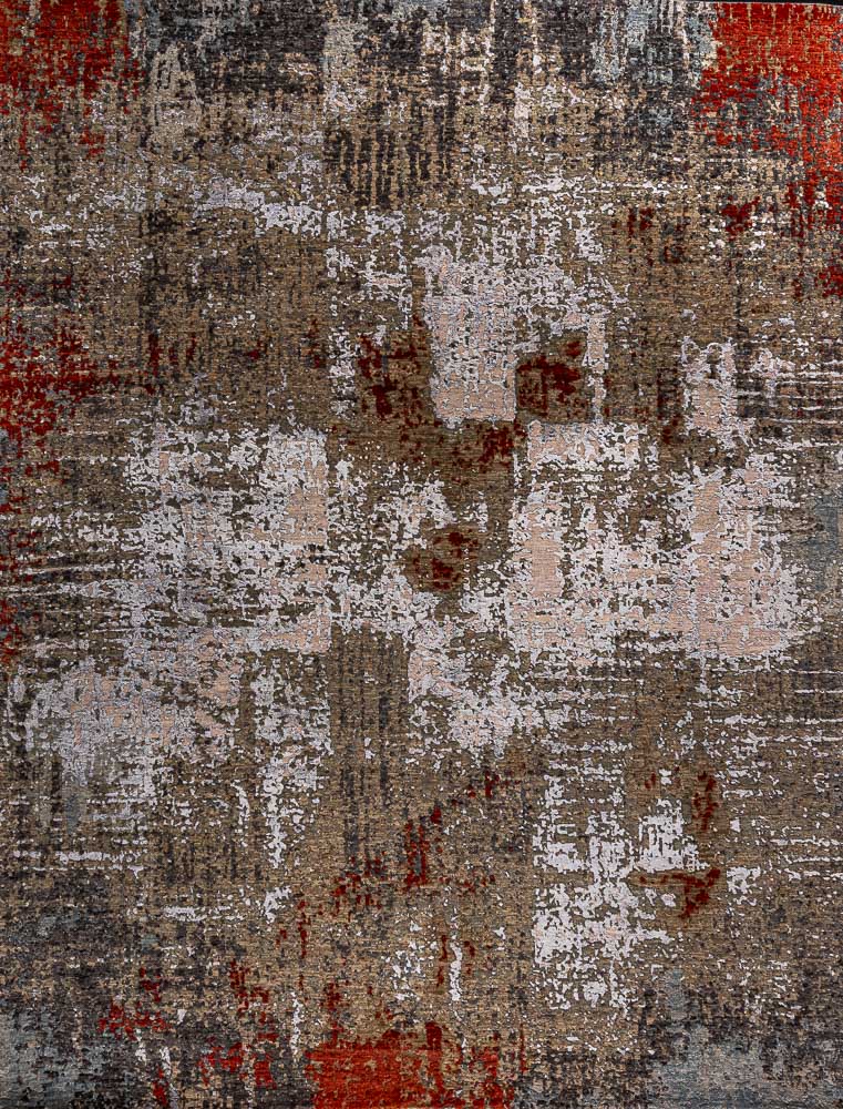 4832-abstract wool silk