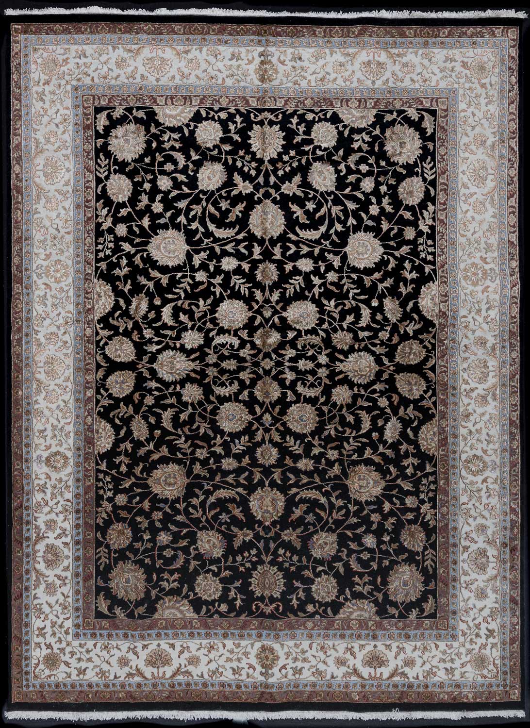 3346 - Indian kashan collection Wool-Bamboo Silk