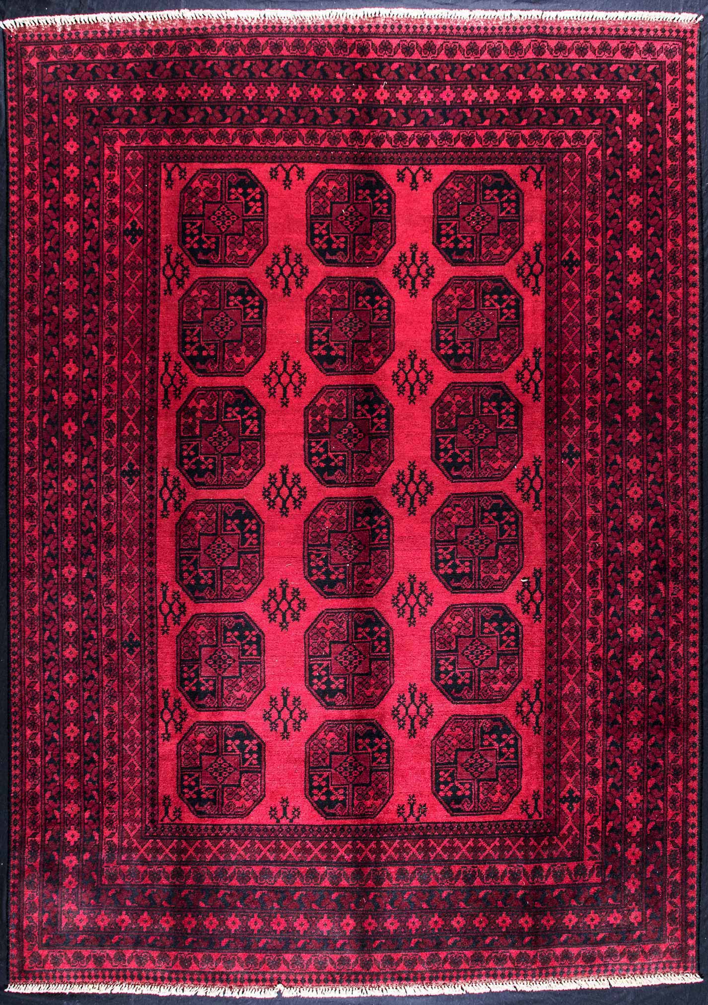 4209-afghan bochara wool